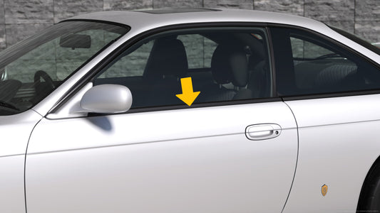 Nissan Belt Door Weather strip LH+RH S14 NEW